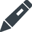 tablet pen symbol icon 2