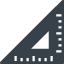 Triangular rulers free icon 2