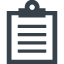 Clipboard with folded paper free icon 1