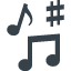 Music notes free icon 8