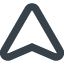 Up triangle arrow free icon 1