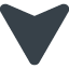 Down triangle arrow free icon 2