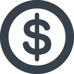 Dollar Symbol Inside Circle Free Icon 1 Free Icon Rainbow Over 4500 Royalty Free Icons
