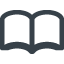 Open book top view free icon 2
