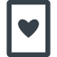 Heart on Playing Cards free icon 1