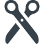 Open scissors free icon 2