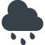 Cloud and rain free icon 7