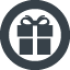 Gift box with a bow free icon 2