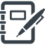 Notepad and pe free icon 1