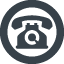 Old typical phone free icon 4