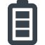 Battery status free icon 6 (full)