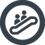 Escalator symbol free icon 2