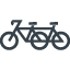 Tandem Bicycle free icon