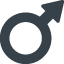 Male sign free icon 2