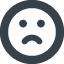 Sad face free icon 1