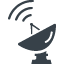 Parabolic antenna free icon