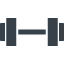 Barbell free icon