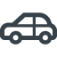 Car outline side view free icon 12