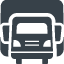 Delivery truck front view free icon 2