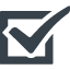 Verified checkbox symbol free icon 3