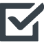 Verified checkbox symbol free icon 4