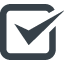 Verified checkbox symbol free icon 6