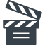 Filming clapperboard tool free icon 1