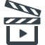 Filming clapperboard tool free icon 3