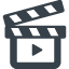 Filming clapperboard tool free icon 5