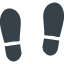 Shoes footprints free icon