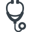 Stethoscope medical tool free icon 3