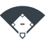 Baseball diamond free icon