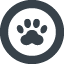 Cat Pawprint free icon 3