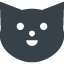 Cat front free icon