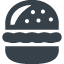Hamburger with Bacoon free icon 3