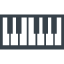 Piano keys free icon 1