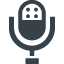 Voice recorder microphone free icon 4