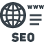SEO symbol free icon