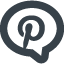 Pinterest Logo free icon 3