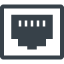 LAN socket free icon 3