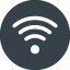 Wifi Signal Internet in a circle free icon 2