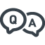 Q and A free icon 3