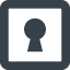 Keyhole symbol free ico2