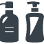 Shampoo and Rinse Bottle free icon