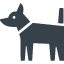 Dog side silhouette free icon 2