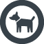 Dog side silhouette free icon 4