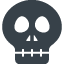 Human skull free icon 1