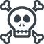 Human skull free icon 5
