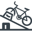 Bicycle-parking space free icon