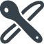 Spoon and fork free icon 2